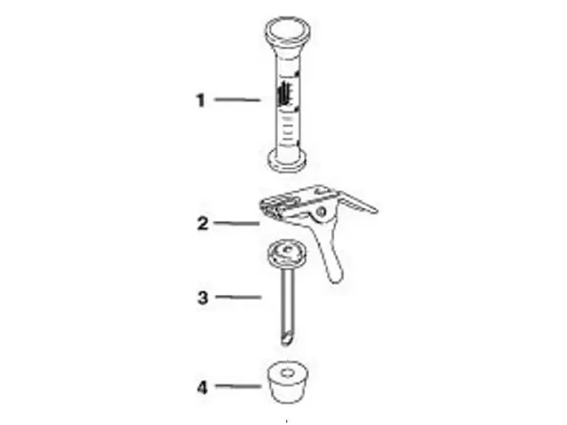 Braçadeira de Alumínio Anodizado 25mm do Conjunto de Microfiltração Ultra Ware Kimble