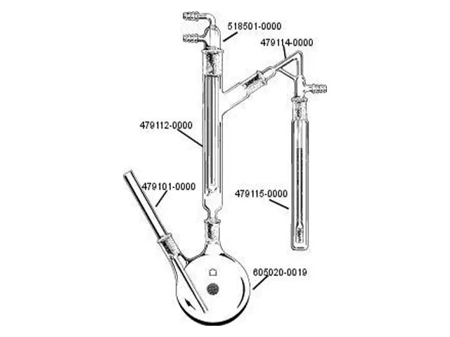 Aparelho de Destilação de Cianeto 1.000ml Kimble