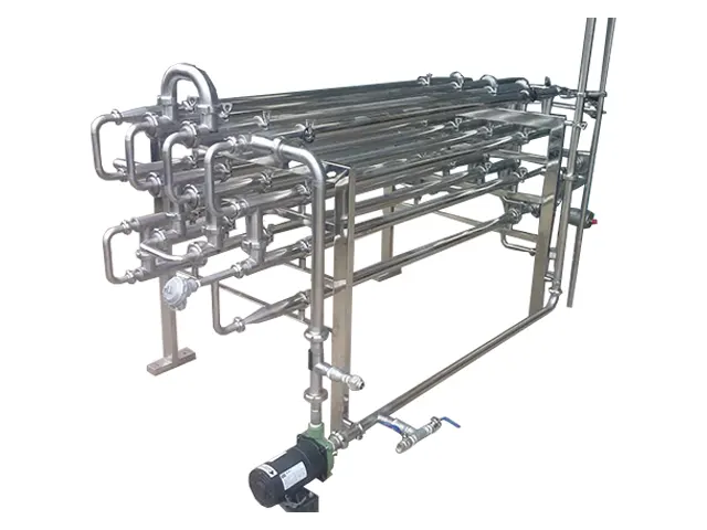 Pasteurizador Tubular para Produtos Viscosos, Sucos e Ovos 500Kg/h