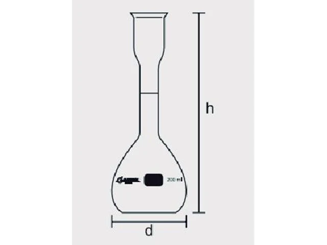 Balão Volumétrico de Kohrausch 100 ml Laborglas