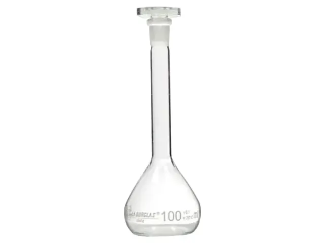 Balão Volumétrico Classe A Rolha de Vidro 50 ml Laborglas