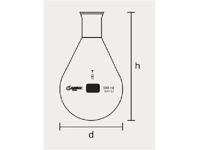 Balão para Rotaevaporador 500 ml Junta 29/32 Laborglas