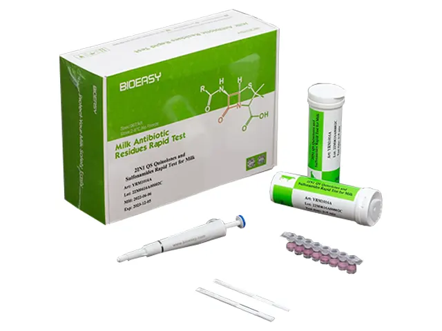 Teste Rápido Antibiótico Quinolonas e Sulfonamidas em Leite