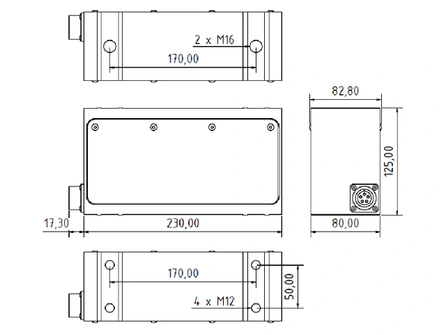 Célula de Carga Horizontal GeneralTech MTH1A