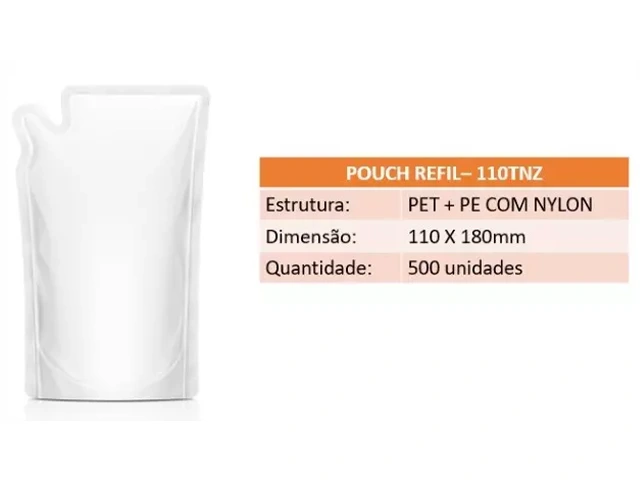 Pouch Refil 110TNZ -110 X 180mm 500un