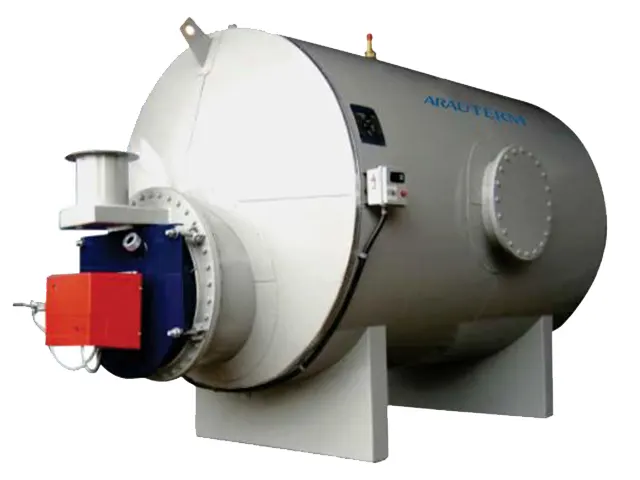 Gerador de Água Quente Pressurizada Horizontal a Gás GLP GAQ-HP 1.000L