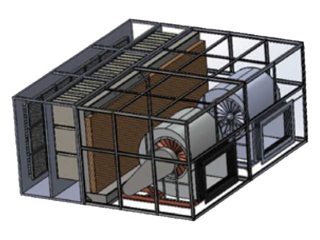 Caixa de Ventilação Axial para Central de Tratamento de Ar CVA