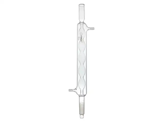 Condensador Allihn com 2 Juntas e Oliva de Vidro 300 mm Laborglas