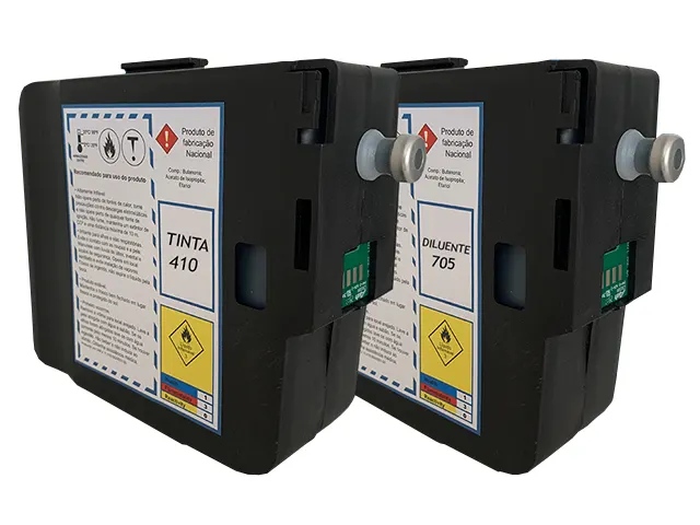 Tinta para Datador TVJ 410 e Diluente DVJ 705