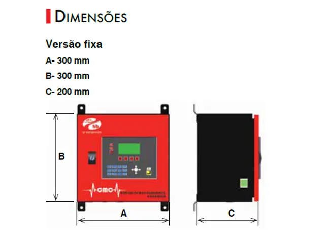 Central de Monitoramento e Controle de Ar Comprimido Fixo