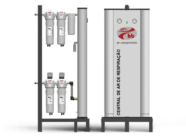Central de Ar de Respiração em Ar Comprimido CARM 800 m³/h