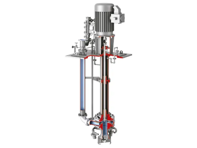 Bomba Vertical Pasta Fluida VPL3600 1.500 m³/h