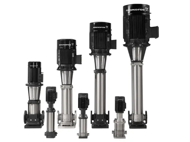 Bomba Centrífuga Multiestágio Vertical In-line CR Grundfos