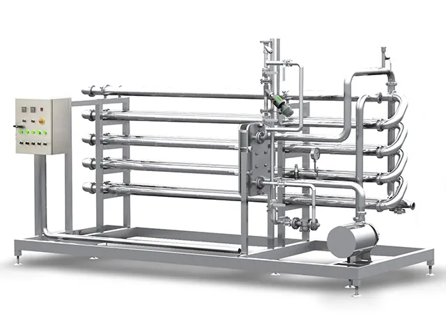 Trocador de Calor Tubular para Leite Condensado