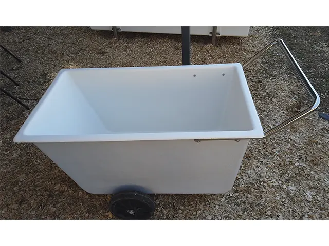 Carrinho para Transporte de Uso Agropecuário em Fibra de Vidro Fibrav 200Kg