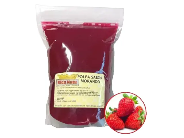 Polpa de Morango 1 Kg