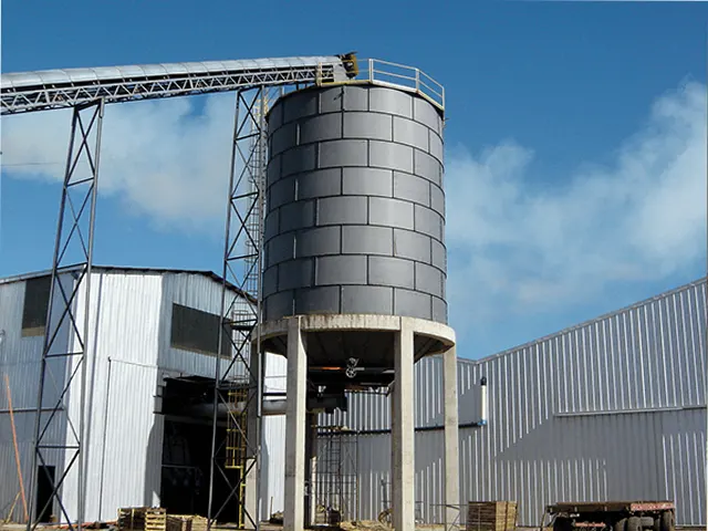 Silo Vertical para Biomassa
