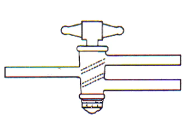 Torneira 3 vias para Vácuo 11x5mm