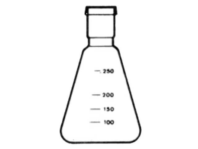 Erlenmeyer Graduado Junta Esmerilhada Intercambiável 250ml