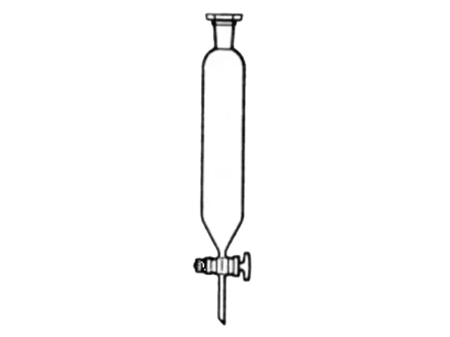 Funil de Separação Cilíndrico e Torneira de PTFE 500ml