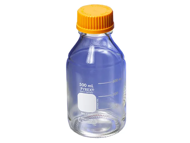 Frasco de Vidro Redondo com Tampa de Rosca Pyrex 500ml