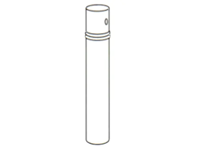 Cilindro para Esterilizar Pipetas em Inox 60x360mm