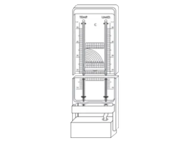 Termohigrômetro Bulbo Seco e Úmido