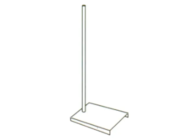 Suporte para Bureta com Haste Cromada 45cm