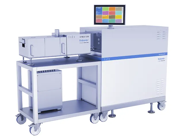 Extrusora de Parafuso Duplo Escala de Laboratório TwinLabd B-TSE-A 12/36 Brabender