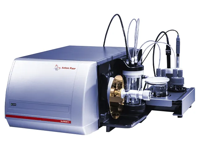 Analisador Eletrocinético para Análise de Superfície Sólida SurPASS 3 Padrão