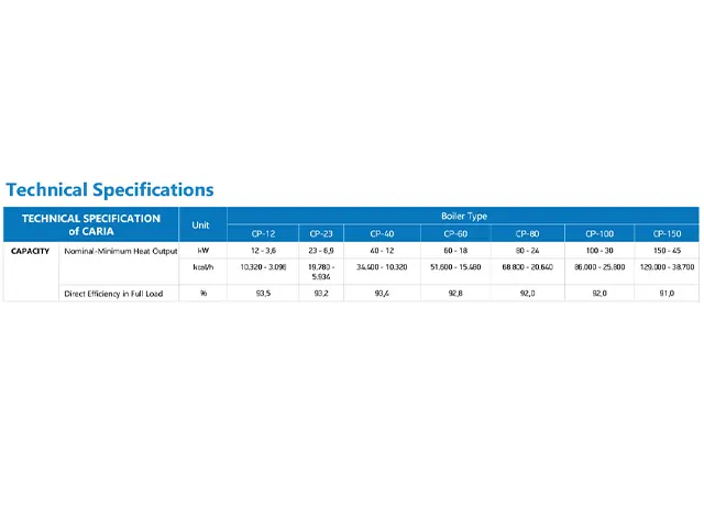 Gerador de Água Quente Caria CP23 5.934 a 19.780 Kcal/h