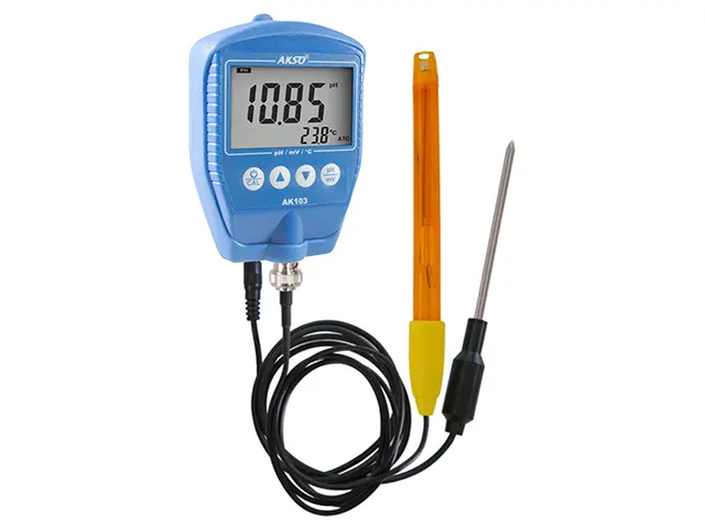 Medidor de pH Portátil AK103 Lab com Eletrodo para Líquidos PY-41
