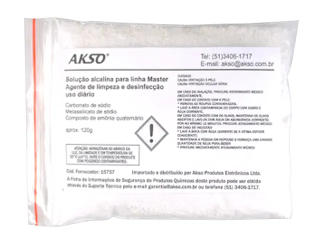 Solução de Limpeza Alcalina para Analisador de Leite 120g