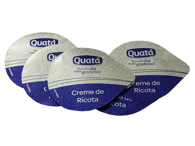 Selo de Alumínio para Pote Creme de Ricota