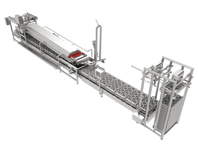 Moldadeira com Sistema de Apilamento para Gorgonzola