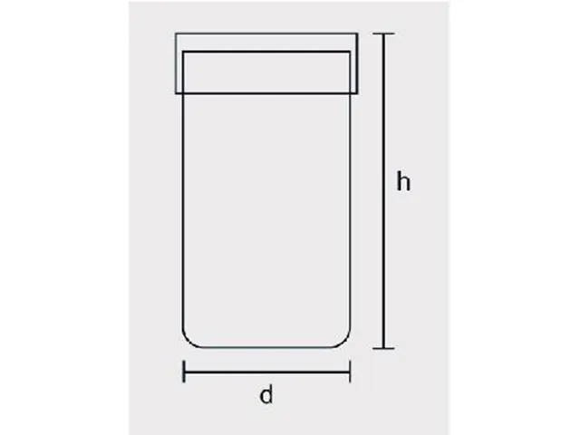 Cristalizador Redondo sem Bico com Tampa 100 X 200 mm Laborglas