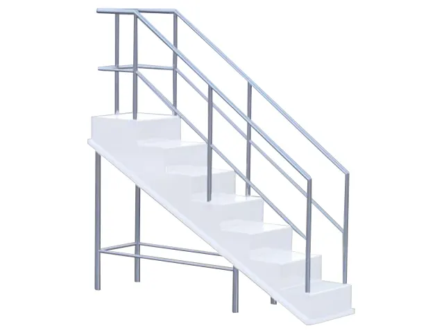 Escada Fibra de Vidro 6 Degraus