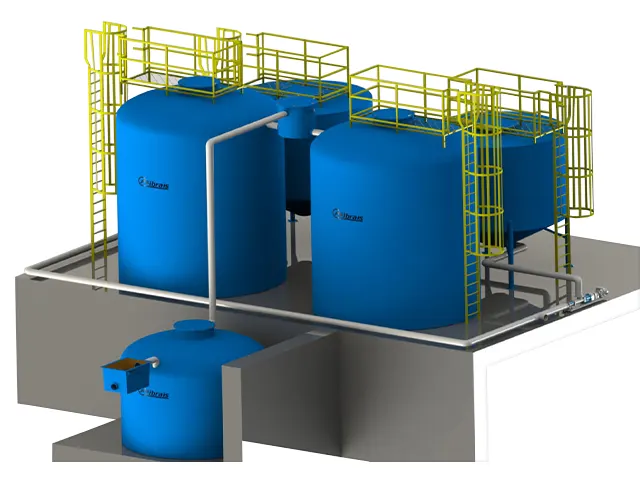 Estação de Tratamento de Efluentes Anaeróbias para Condomínios em Fibra de Vidro