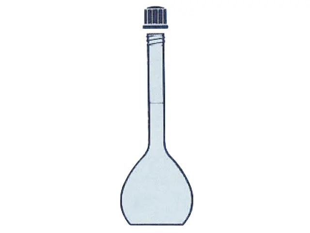 Balão Volumétrico Branco Classe A com Tampa Rosqueável de Baquelite 2.000 ml DiogoLab
