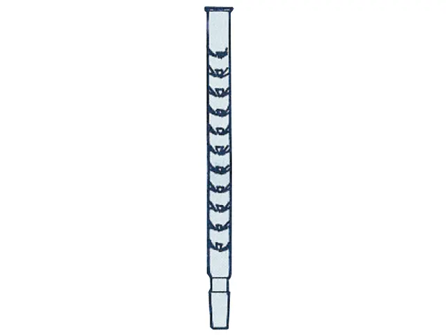 Coluna de Destilação Vigreaux sem Junta Esmerilhada Intercambiável 30x400 mm DiogoLab