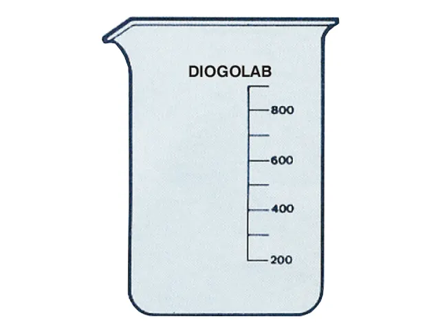 Copo Griffin Forma Baixa Graduado 10 ml DiogoLab