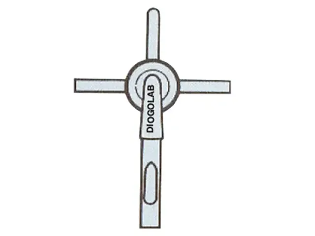 Torneira para Analisador de Carbono DiogoLab