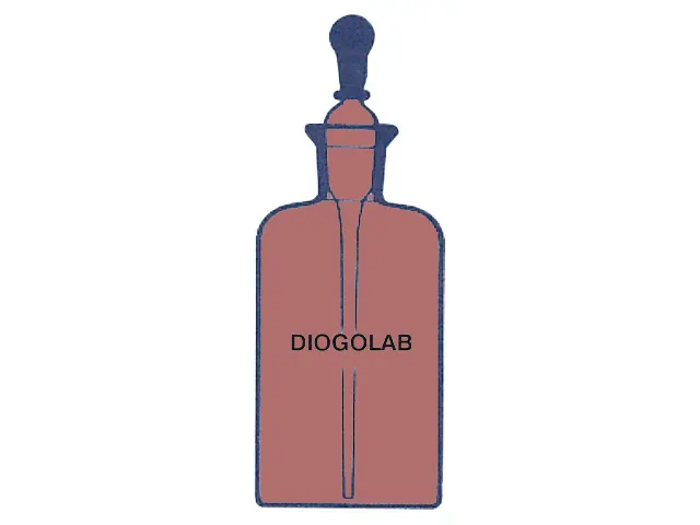 Frasco Âmbar Conta Gotas Tetina de Latex e Pipeta Esmerilhada 100 ml DiogoLab