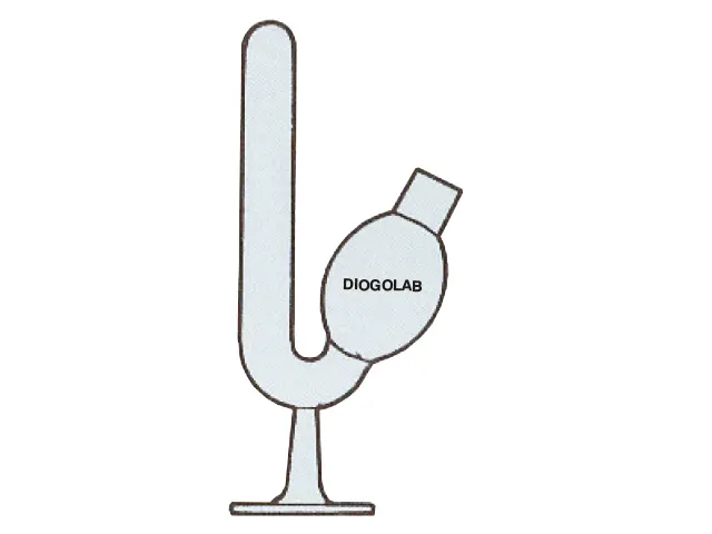 Tubo para Fermentação sem Graduação com Base DiogoLab
