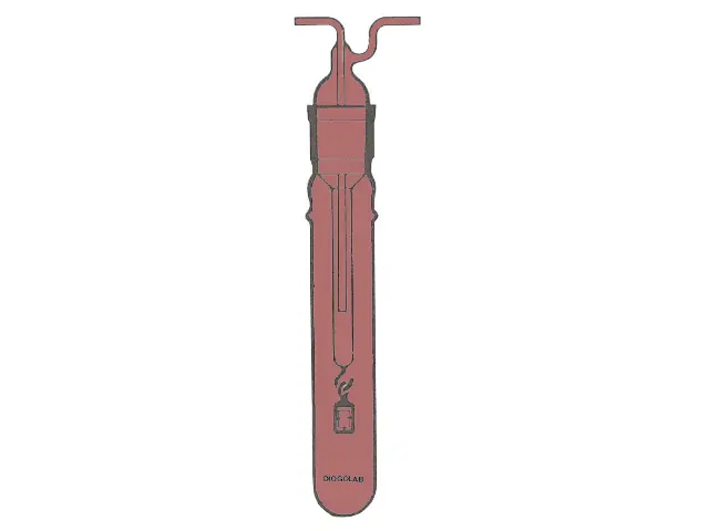 Tubo do Aparelho para Teste de Corrosão de Prata Âmbar 320 ml DiogoLab