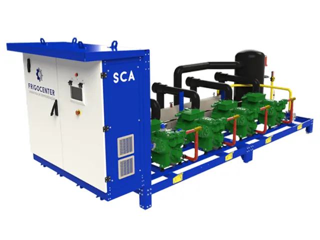 Skid Multicompressor Industrial Alta Temperatura R-404A SCA 283.712 kcal/h