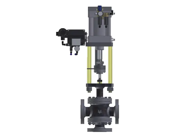 Válvula de Controle 3 Vias MD3R Vapor e Fluidos Térmicos