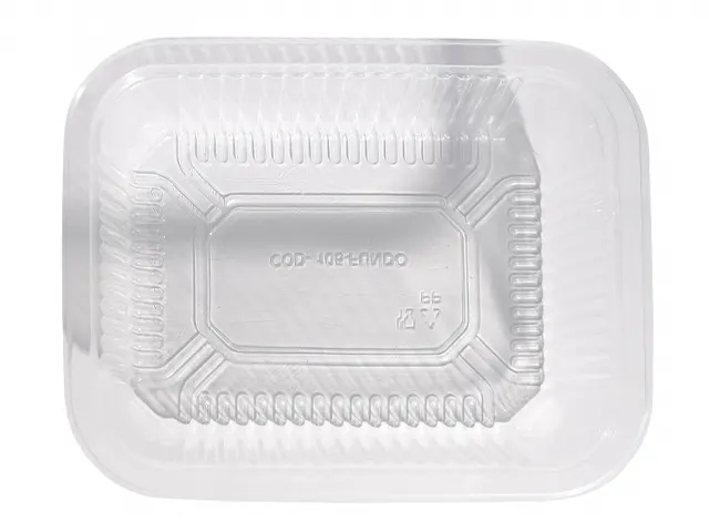 Bandeja Selável PP Transparente 1.800 ml 18x23x7.5 cm - 400 Unidades