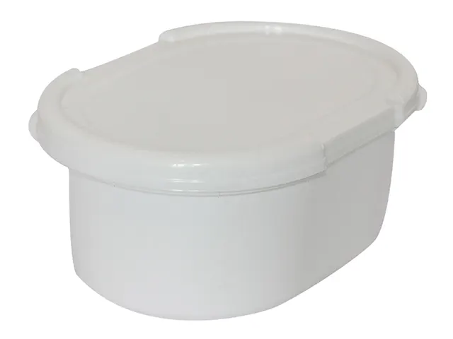 Pote Oval Branco 1 L