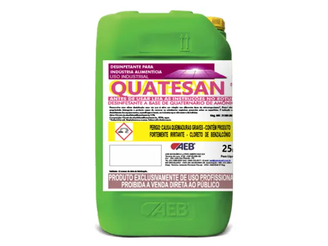 Sanitizante Neutro para Superfícies e Equipamentos QUATESAN 25Kg